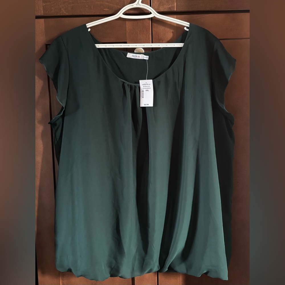 Deep Green Blouse